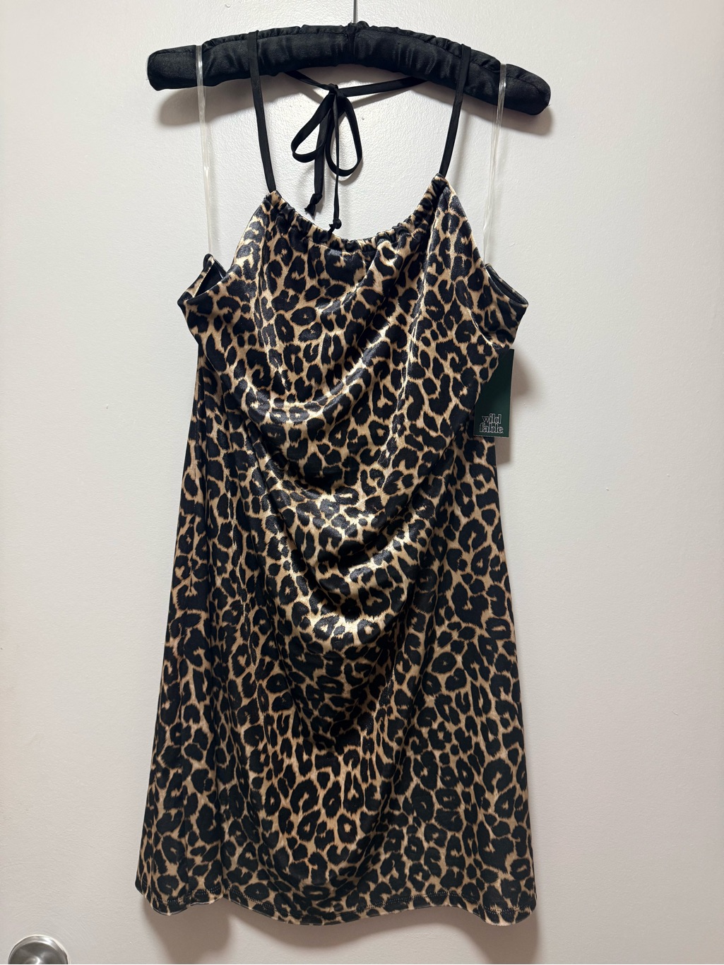 Wild Fable Leopard-Print Dress In Black And Tan